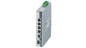 PoE-switch, Ohanterat, 1Gbps, 120W, RJ45-portar 5, Fiberportar 1SFP, PoE-portar 4